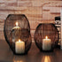 Metal Hollow Out Candle Holder